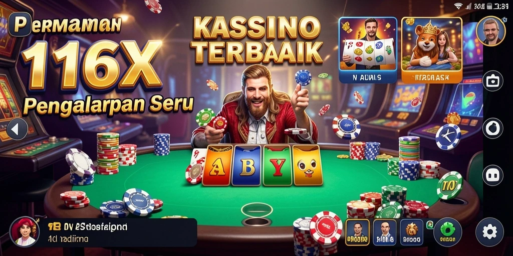 Gameplay seru dan menarik di 116X Kasino.