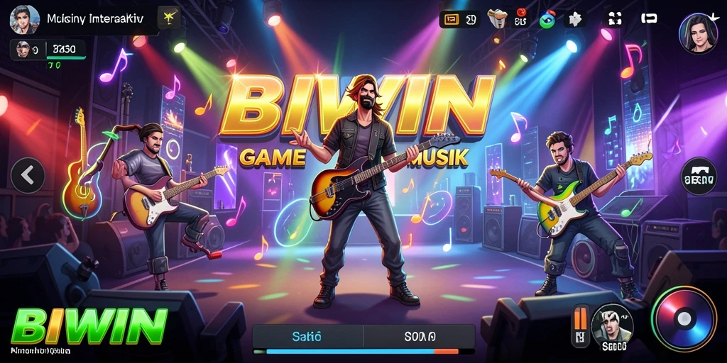 Tampilan gameplay seru dan interaktif dari BIWIN.