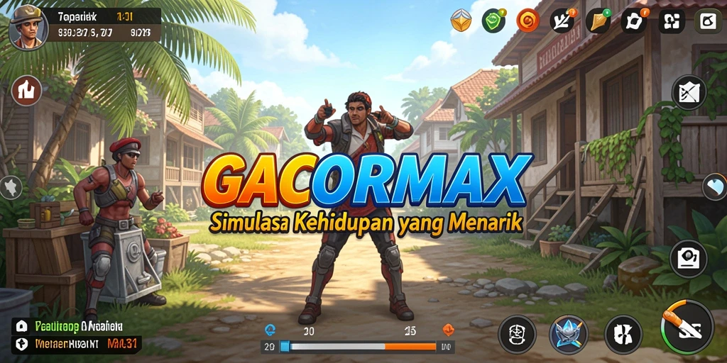 Tampilan gameplay GACORMAX yang mendetail dan menarik.