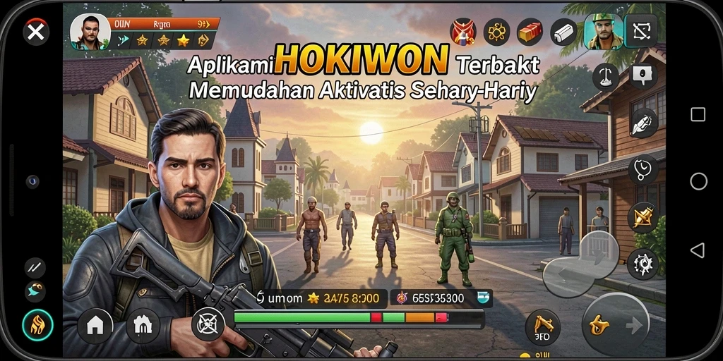 Tampilan fitur HOKIWON yang intuitif dan mudah digunakan.