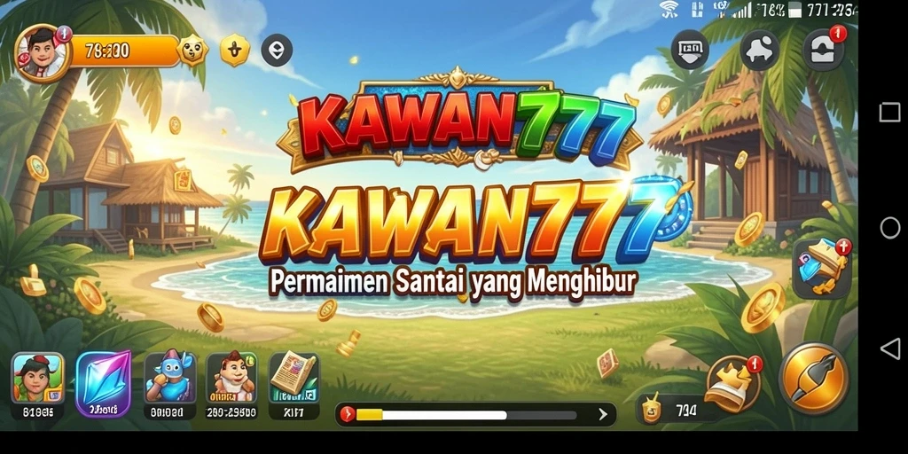 Tampilan gameplay KAWAN777 yang seru dan menghibur.
