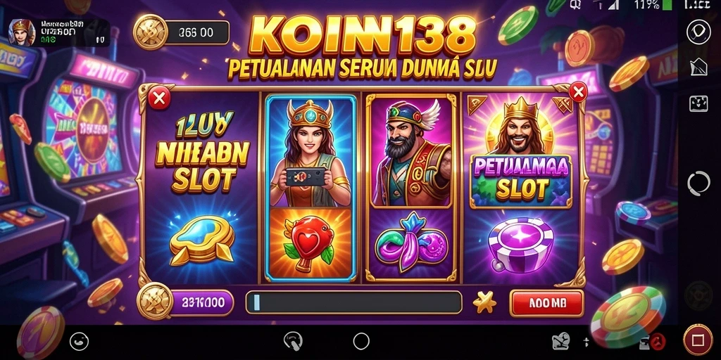 Gameplay seru KOIN138 dengan berbagai tema slot menarik.