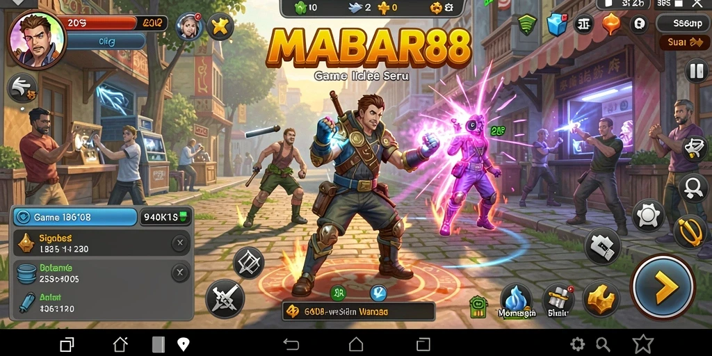 Screenshot MABAR88 menampilkan gameplay Idle yang menarik dan sederhana.
