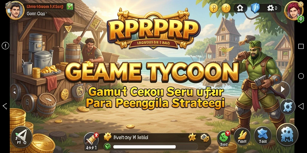 Screenshot gameplay Tycoon yang menarik dari RPRPRP.