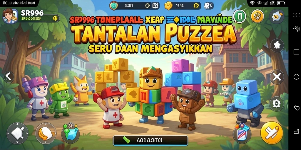 Tampilan gameplay puzzle yang menantang dan menarik di SR996.