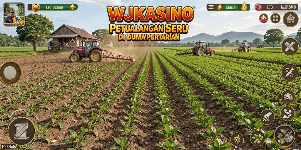 Screenshot WJKASINO menampilkan gameplay bertani yang seru.